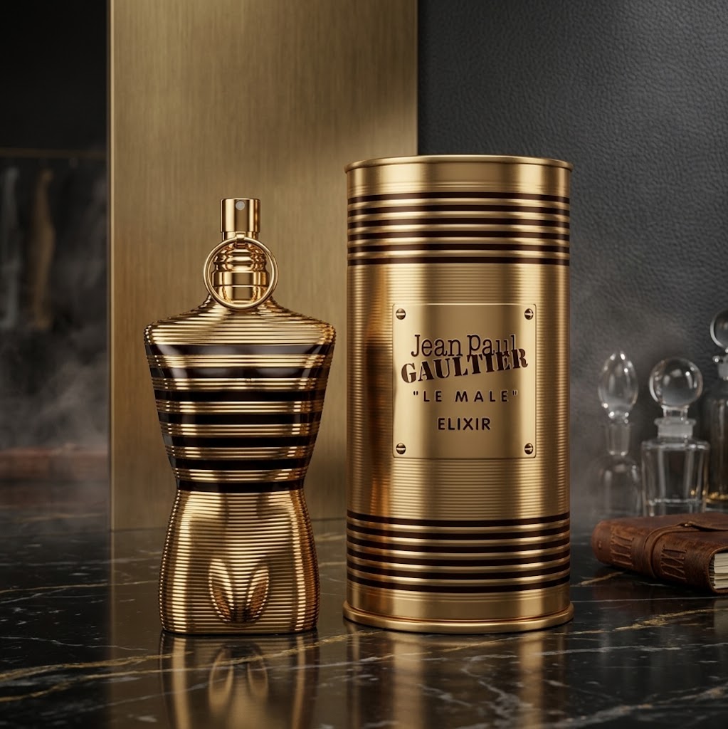 Jean Paul Gaultier Le Male Elixir by JPG, 4.2 oz Parfum Spray for Men