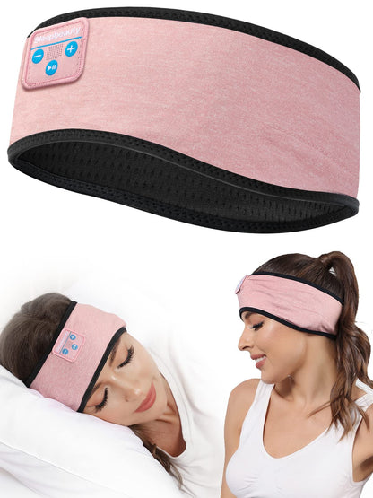 Sleepbeauty Sleep-Headphones-Wireless-Bluetooth-Headband - Comfy Sleeping Eye Mask Headphones Headset Sport Headband Earbuds Electronics Tech Gadgets Christmas Birthday Gifts for Women Men Running