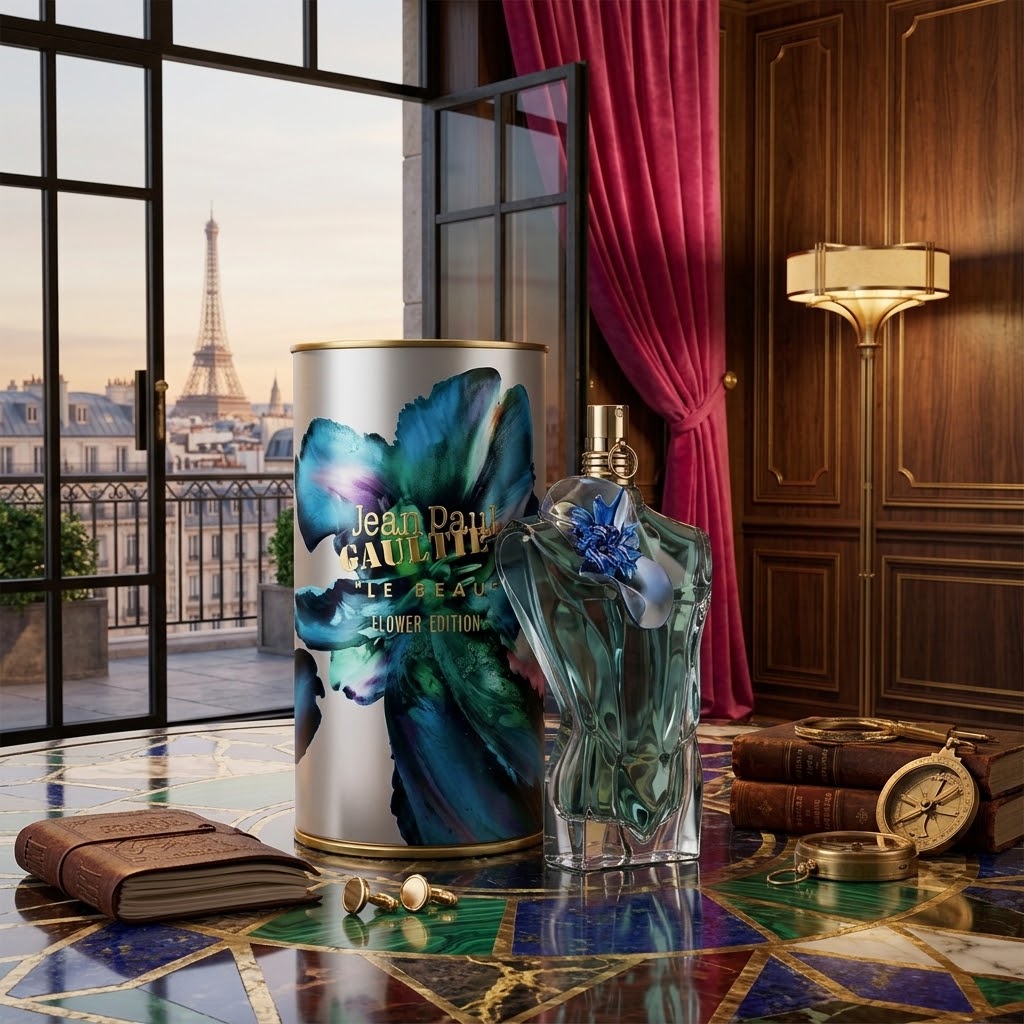 Jean Paul Gaultier Le Beau Flower Edition 4.2 oz / 125 ml Eau de Parfum  New