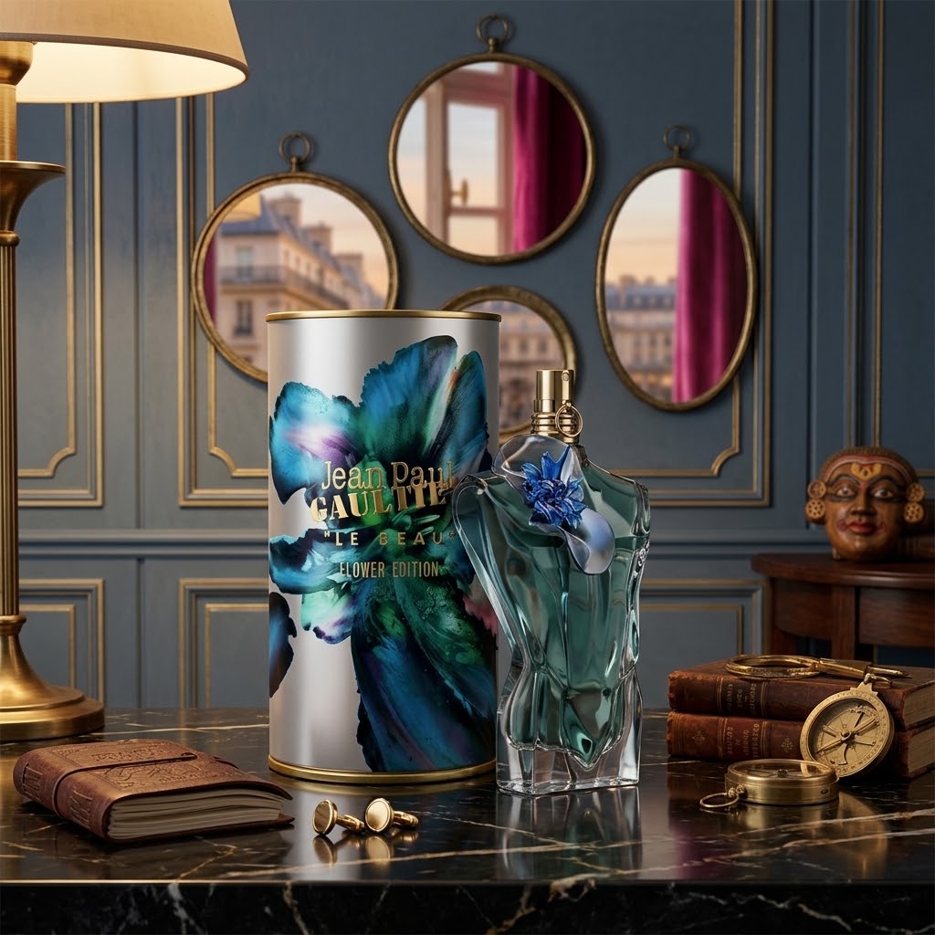 Jean Paul Gaultier Le Beau Flower Edition 4.2 oz / 125 ml Eau de Parfum  New